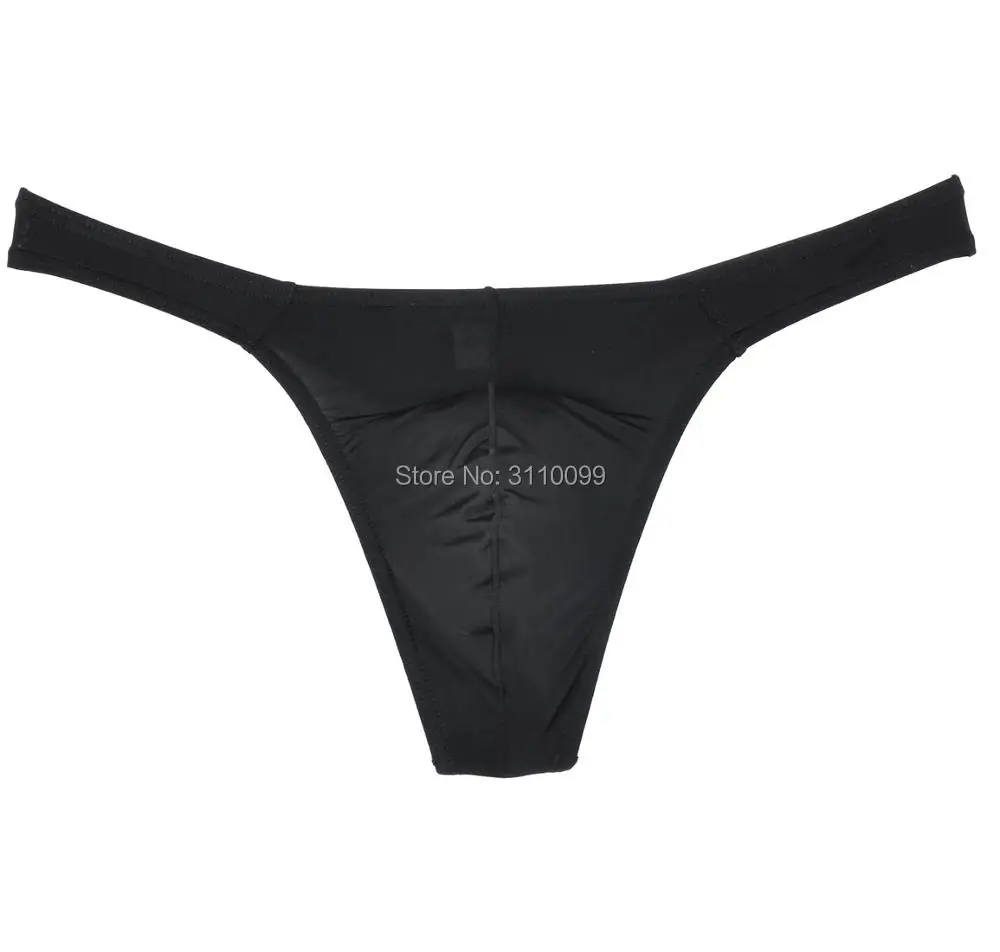 Smooth Sexy Bikini Men's Thongs and G-Strings Bluge Pouch Soft Comfy Elastic Stretch Male Thong Underwear Underpants Men Tanga 5