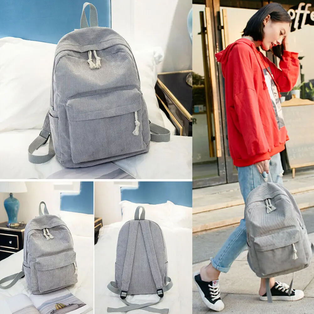 

2019 Newest Hot Fashion Men Women Travel Canvas Backpack Rucksack Camping Hiking School Book Bag