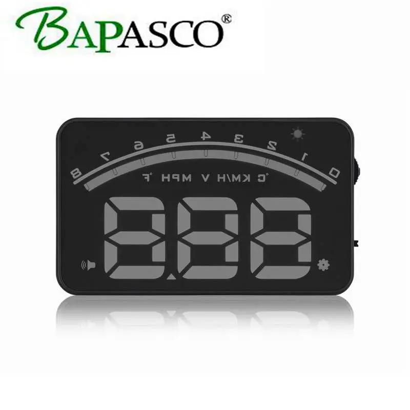 BAPASCO HUD head up display M9 с отражателями скорость отображения расход топлива температура