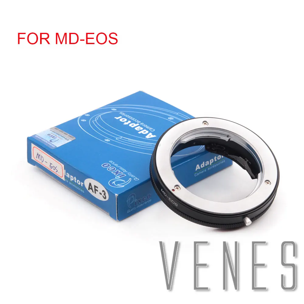 

Venes For MD-EOS Macro 3rd Generation AF Confirm Adapter Suit For Minolta MD Lens to Canon (D)SLR Camera 4000D/2000D/6D II