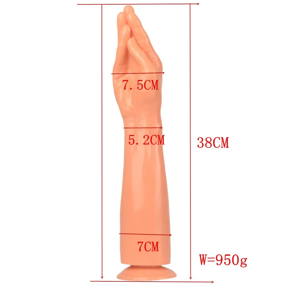 Long Fisting Dildo Big Hand Dildo Large Anal Plug With Strong Suction Cup Arm Dildos Vaginal Anus Stimulate Sex Toys For Couples