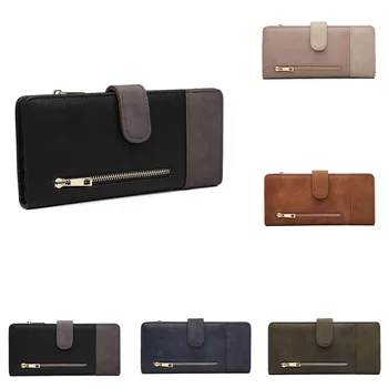 

Miss Lulu Brand Women Leather Purse Wallet Clutch Hand Bag Ladies Designer PU Fashion Long Money Card Holder Organizer YD6883