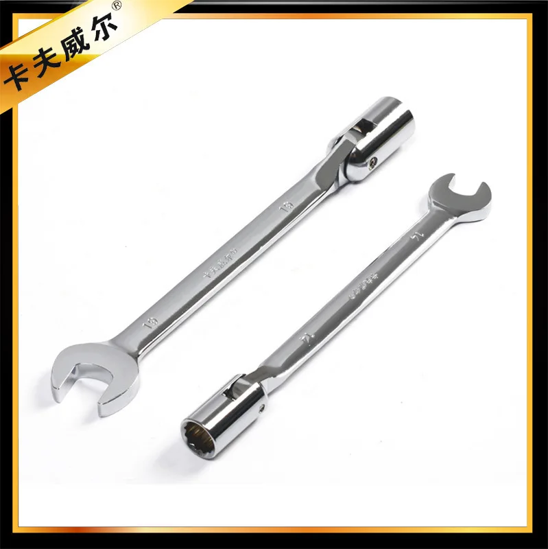 

Movable head dual wrench socket wrench to make BU 12-point socket spanner wrenches 8-22mm manual