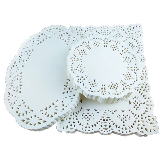 Round Paper Doilies Table Party Liners Placemat Coaster Food