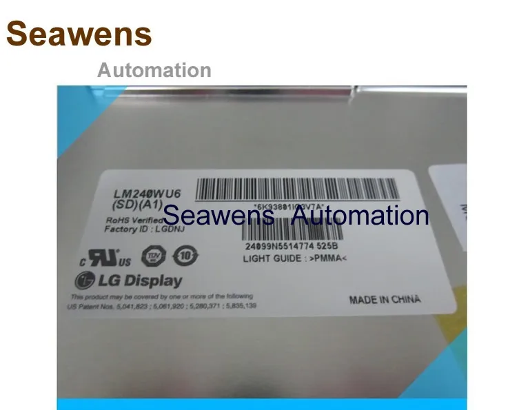 

24.0 Inch S-IPS LCD Panel TFT LCD Dispaly LM240WU6-SDA1 1920 RGB*1200 DisplayPort LCD Screen