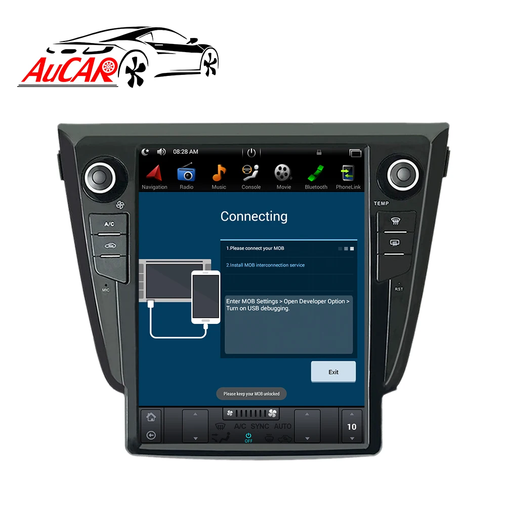 Sale Tesla style Android 7.1 Car Radio GPS Navigation for NISSAN X-TRAIL 2014 2015 2016 2017 2018 Stereo Multimedia Headunit 1