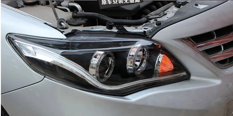 Hot S For Toyota Corolla 2009 2017 Led Headlight Head Lamps Hot S For Toyota Corolla 2009 2017 Led Headlight Head Lamps With Angel Eyes In Car Light Embly From Automobiles Motorcycles On Aliexpress