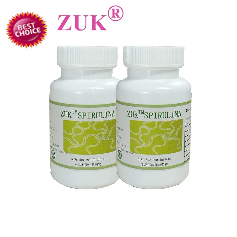 

Free shipping 2 bottles 100% Natural Anti-Fatigue Loss Weight Enhance-Immune Organic Spirulina Tablet