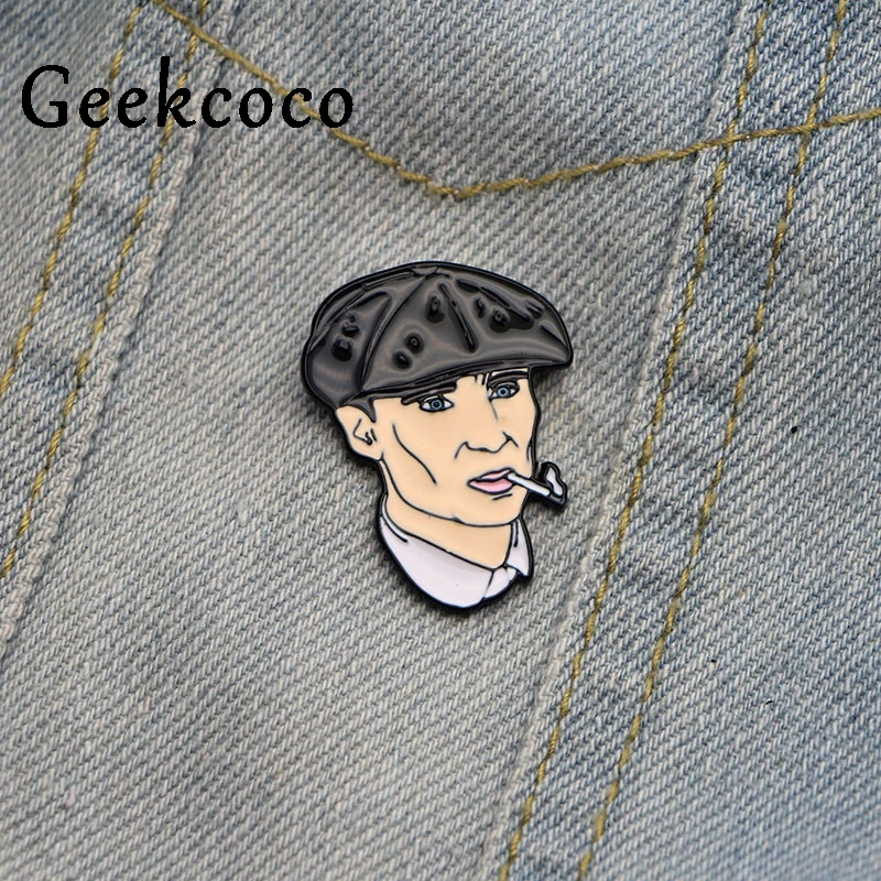 Peaky Blinders characters Enamel Pins for clothes metal Gift para bag shirt hat backpack insignia Brooches Badges for men J0132