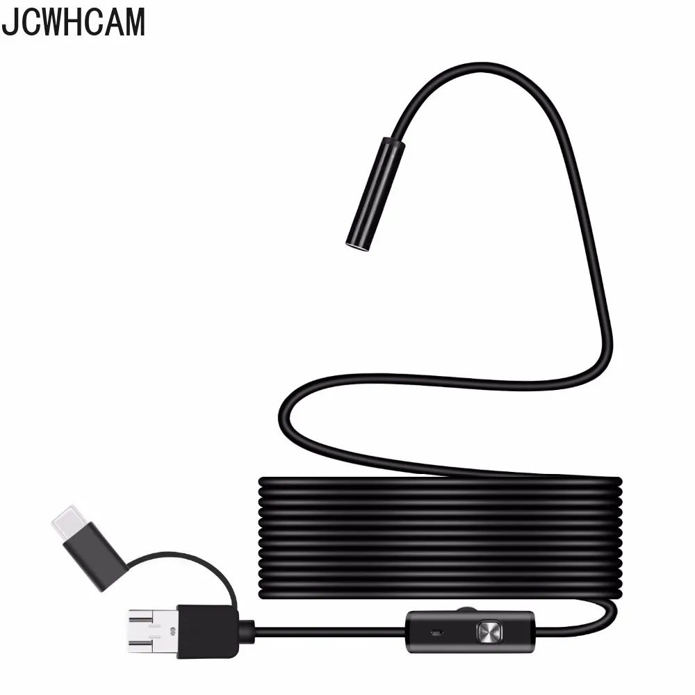 8,0 мм эндоскоп камера 1080P HD USB эндоскоп с 8 светодиодными лампами 1/2/5 м кабель Водонепроницаемая инспекциионный бороскоп для Android ПК