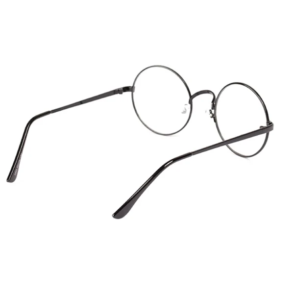 Fashion Retro Round Circle Metal Frame Eyeglasses Clear ...