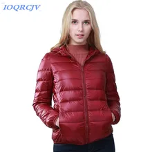 Осень-зима вниз Хлопчатобумажная Куртка Для женщин тонкое пальто с короткими рукавами и капюшоном топы Большие размеры тонкий женский держать теплый пуховик хлопковое пальто N198