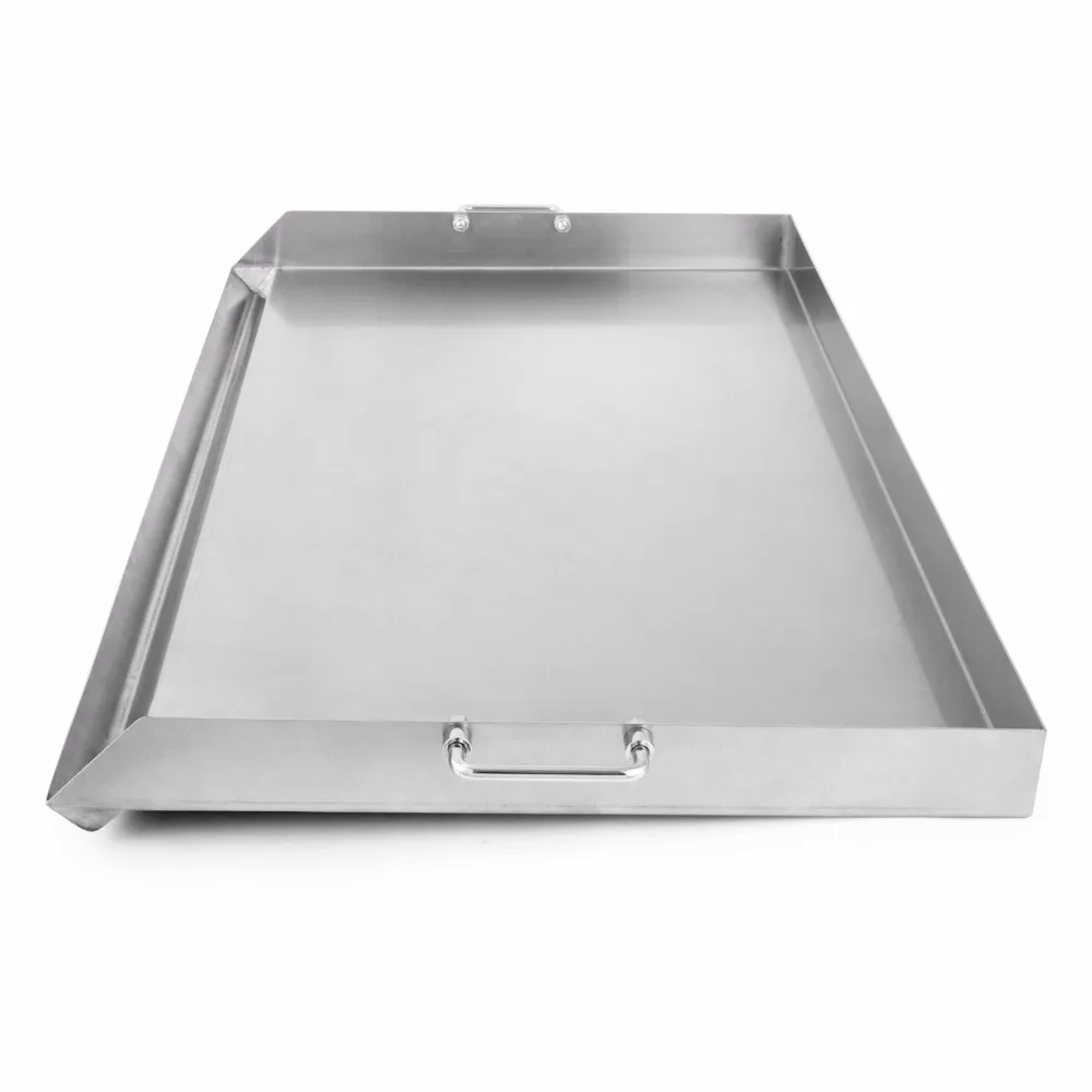 36" x 22" Stainless Steel Comal Griddle Flat Top Grill for Triple Burner Stove Grills, Griddles