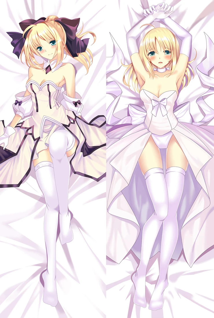 Аниме Fate/Grand order FGO Black saber& Matthew Kyrielite& Kiyohime otaku Подушка «Dakimakura» чехол обнимающий тело наволочка - Цвет: 1