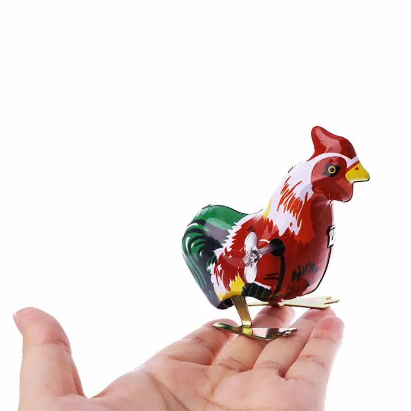 

1PC Classic Mini Clockwork Animal Cock Chick Toy Children Wind Up Kids Educatinal Toys