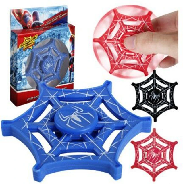 100pcs lot DHL Free Shipping EDC Spider Man Hand Spinner Spiderman