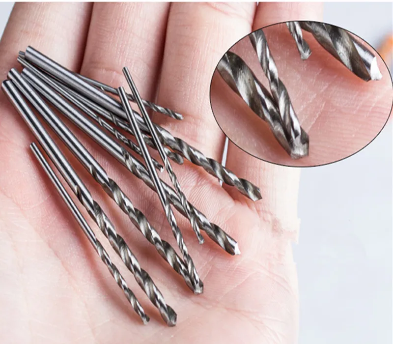 wholesale 50pcs Micro Drills Set 0.3mm1.0mm Choose Cnc Press Fits Dremel Bits Carbide Micro