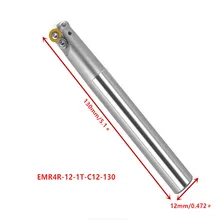 1 P EMR4R-1T держатель фрезерного инструмента C10mm/C12mm ЧПУ Концевая фреза фрезерная оправка Бут для круглых RPMT08T2 вставка