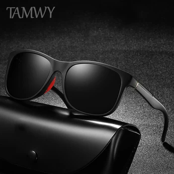

TAMWY BRAND DESIGN Classic Polarized Sunglasses Men Women Driving Square Frame Sun Glasses Male Goggle UV400 Gafas De Sol A422