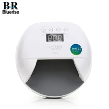 BLUERISE SUN7 Nail Lamp 48W UV LED Double Light Source Nail Dryer Machine with Smart Timer Memory and Sensor For Curing All Type