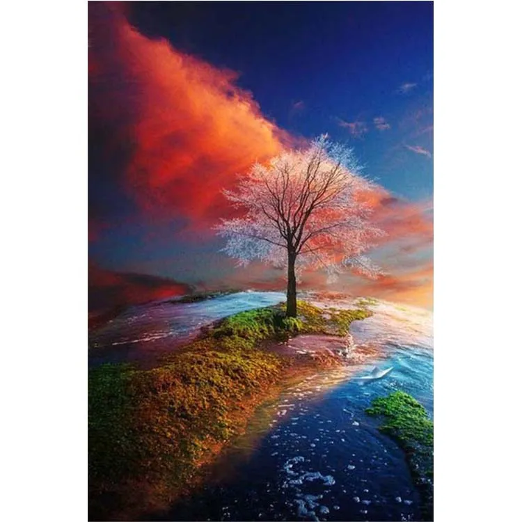 Flowers Home Decor DIY 5D Full Square Diamond Painting Cross Stitch Embroidery Mosaic wall sticker | Дом и сад