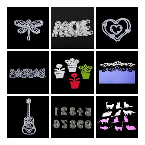 

Chair Heart Letters Scrapbooking Die Cut PaperCards Craft Snijmal Embossing Tools Metal Cutting Dies For
