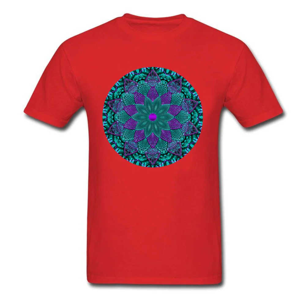 MANDALA DESIGN T SHIRT 241_red