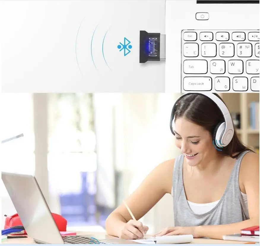 Беспроводной USB Bluetooth маршрутизатор адаптер 4,0 Bluetooth ключ Музыкальный звуковой приемник для компьютера ПК ноутбука