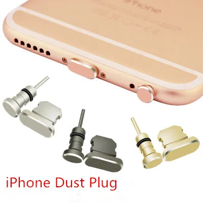 

Aluminum Dust plug Charging Port Dust Plug for iPhone 6 7 8 Plus MetalMini Dust Plug For iPhone XS XS Max XR Phone Accessories