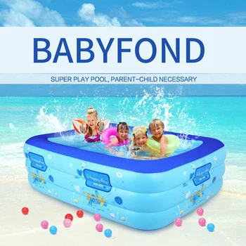 

Ultralarge mount adult swimming pool 5 sizes child swimming pool square folding inflatable paddling pool