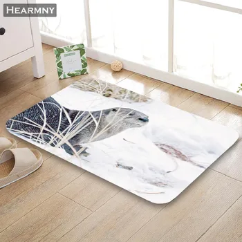 

HEARMNY New Arrival Doormat Lutra lutra Animal Home Mat Machine Made Anti Slip Carpet Living Room/Hallway Bath Mat For Kids