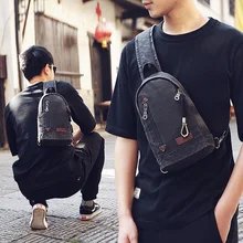 Muzee, Ретро стиль, холщовая нагрудная сумка, мужская сумка через плечо, мужская повседневная дорожная сумка, мужская сумка-мессенджер 1866