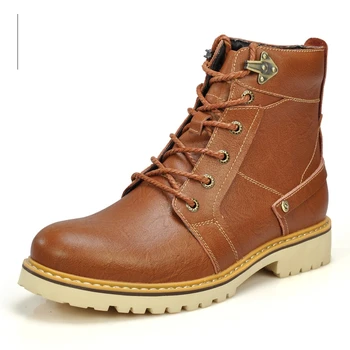 

Nice Nice Men Boots New Fashion Men Leather Martin Boots With Warm Fur Waterproof Motorcycle Boots Fashion 2172