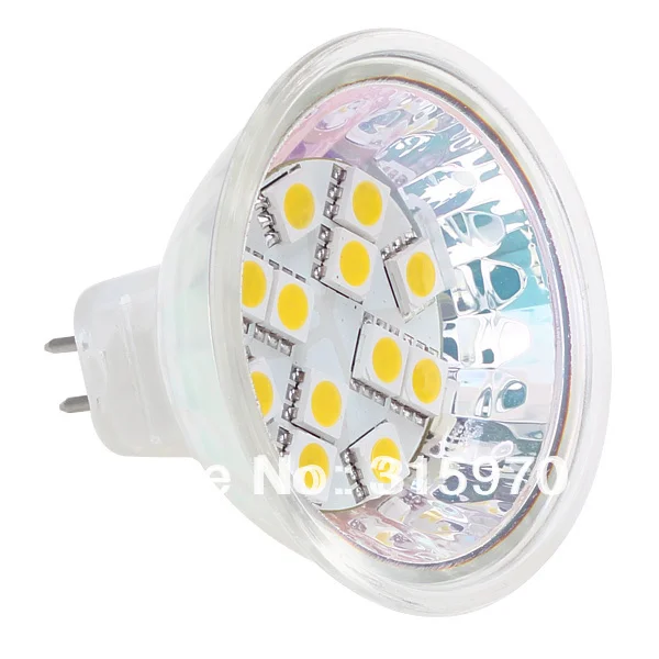 

12 Leds MR16 Bulb Led Lamp 12V 24V 10-30V 5050SMD 2.4W 180LM Commercial Engineering Indoor Professional Sailing