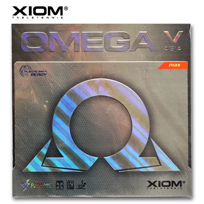 XIOM OMEGA, настольный теннис, Ruuber V ASIA, прыщи с губкой для пинг-понга, tenis de mesa