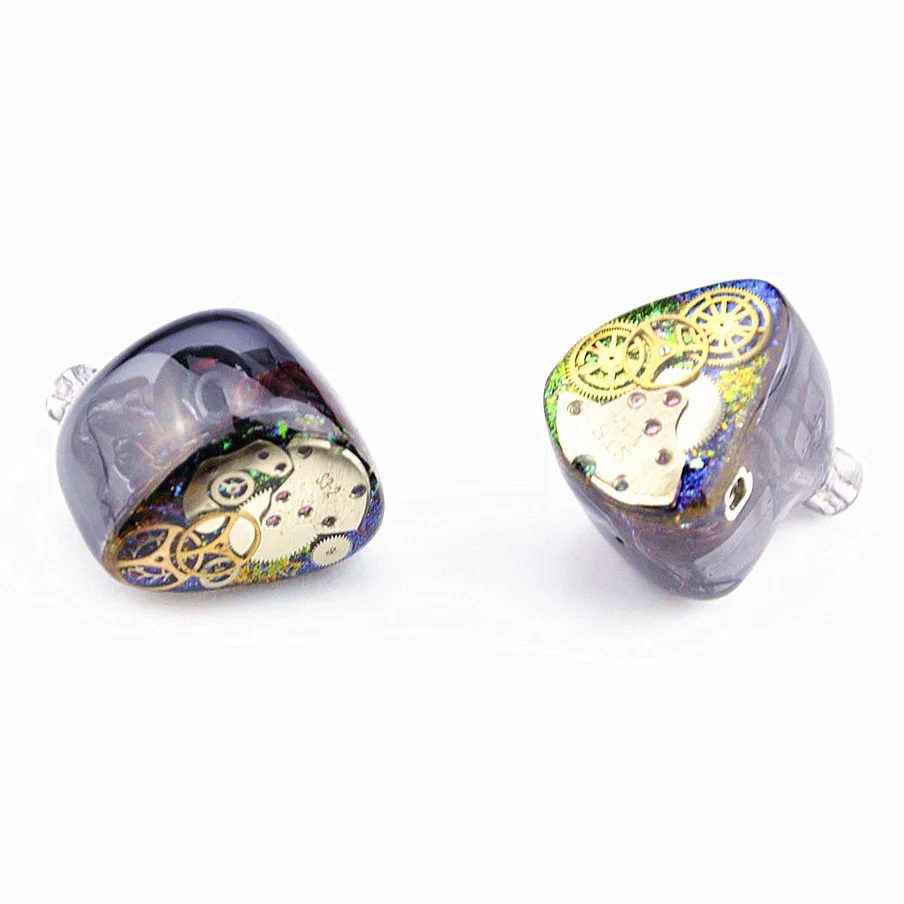 Newest Wooeasy 10BA With 1 DD in Ear Earphone Colorful Gear Custom Made Hybrid Around Ear Earphone With MMCX Plated Earphone