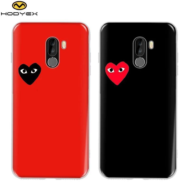 

Love CDG Play Comme des Garcons Soft TPU Protect cover case For Xiaomi Pocophone F1 Poco F1 Phone cases