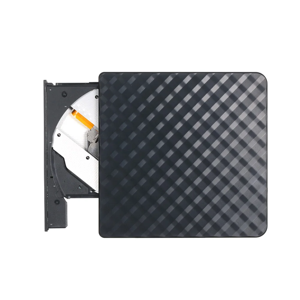 Ультра тонкий USB3.0 внешний CD DVD RW диск Rom Rewriter Burner Writer Date Transfer|Проигрыватели DVD| |