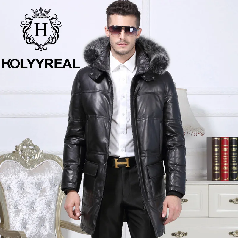 Купить Зимнее Кожаное Пальто Мужское