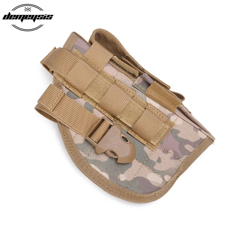 Universal Tactical Gun Holster Right Hand Molle Pistol Holster Combat