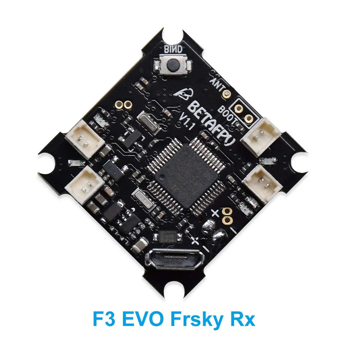 

BETAFPV FPV FC F3 EVO Brushed Whoop Flight Controller Brushed Long Range Version with Native Frsky Receiver