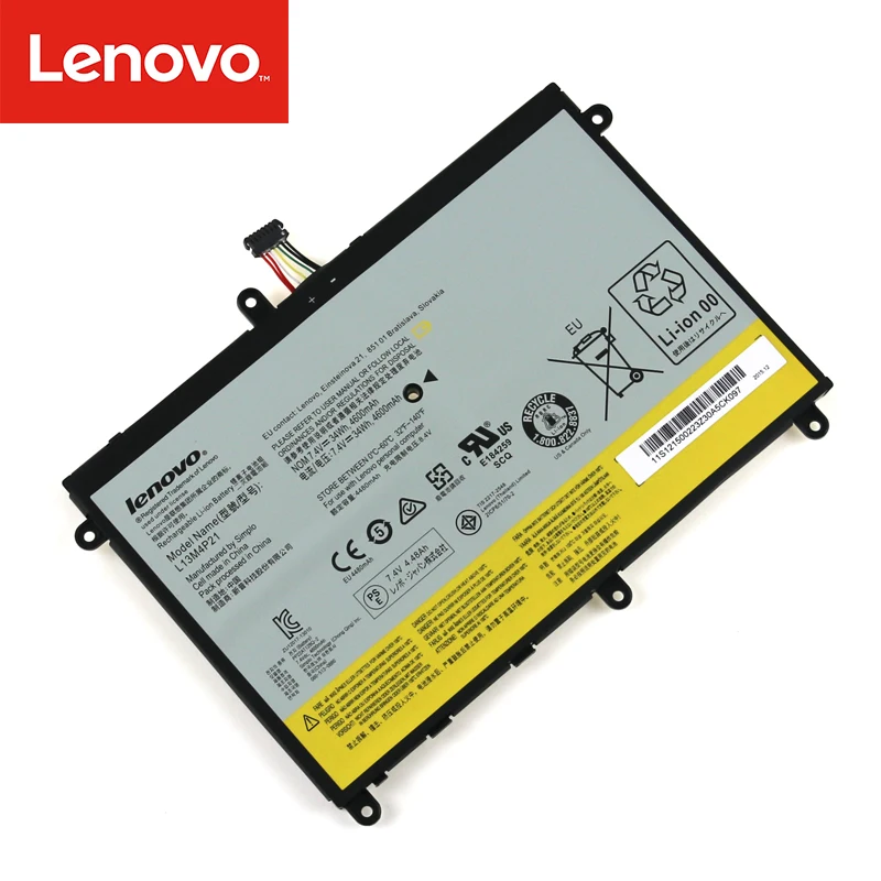 Ноутбук аккумулятор для Lenovo IdeaPad Йога 2 11 20332 2332 20428 Yoga2 7,4 V 34WH L13L4P21 L13M4P21