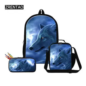 animals school bag kid