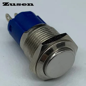 

Zusen 16mm high head momentary 1no1nc metal push button switch(ZS16H-11/N)