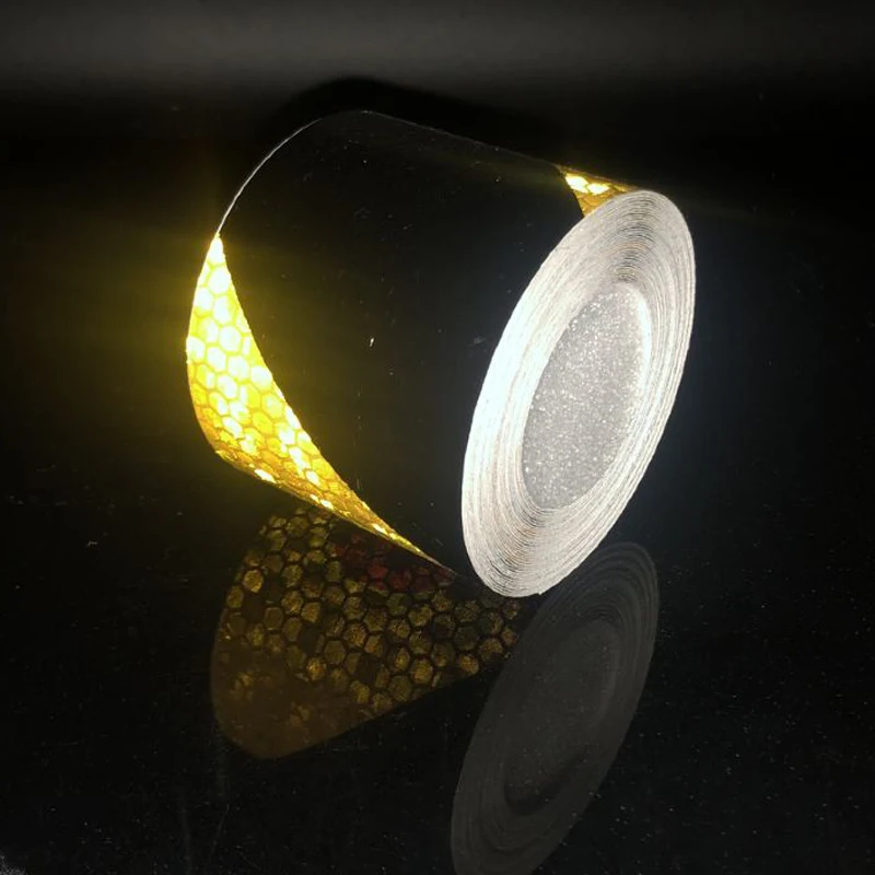 5cm width Reflective Bicycle Stickers Adhesive Tape For Bike Safety Warning Bisiklet Decals Bike Stickers Accessories