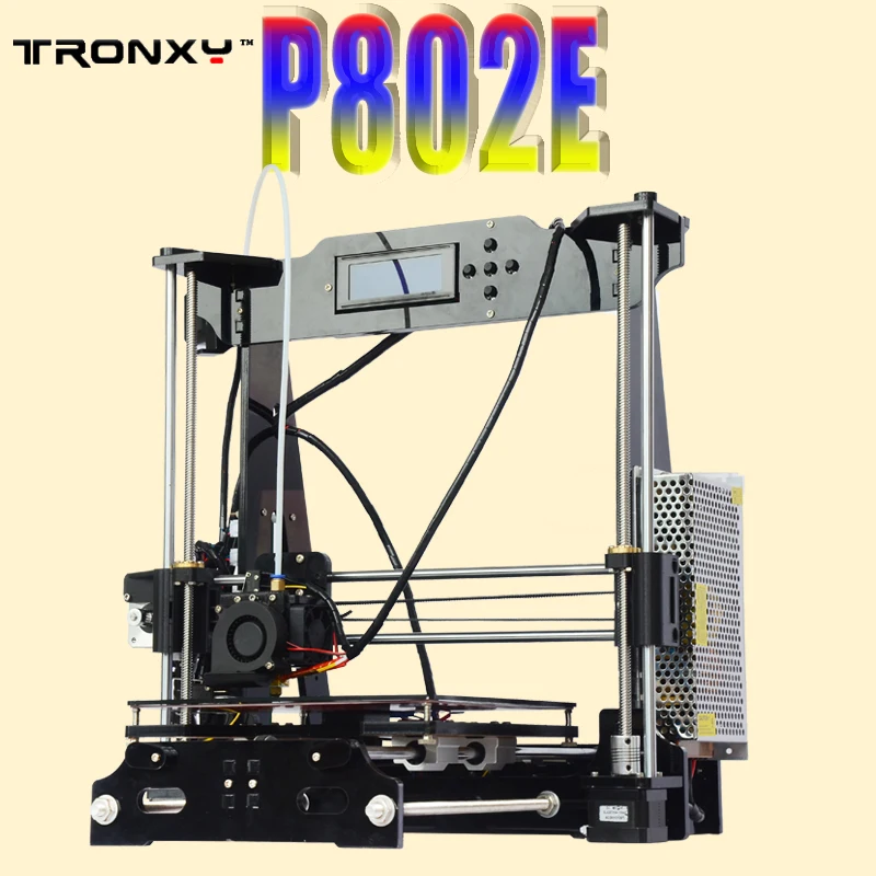 Tronxy 2016 new upgarded desktop FDM prusa I3 3d printer high percistion big print size with 1roll filament