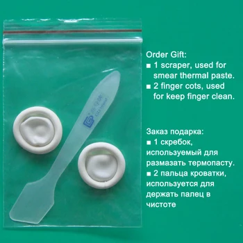 

GD GD900 Thermal Conductive Grease Paste Silicone Plaster Heat Sink Compound 5 Pieces High Performance Gray Net Weight 3 Grams