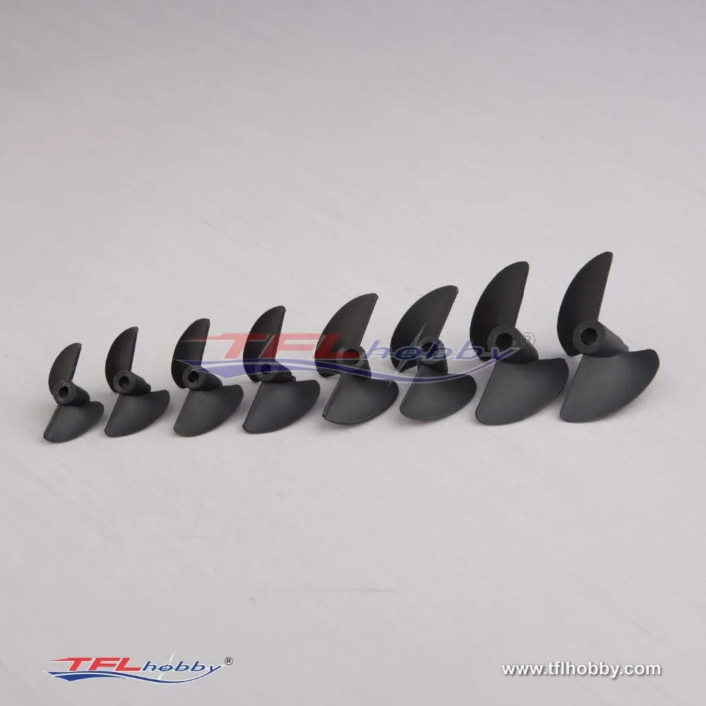 Hélice 3 Pales En Nylon Pour Bateau RC - Choix Diamètres 32 à 55 Mm, Arbres 3/4/4.76 Mm