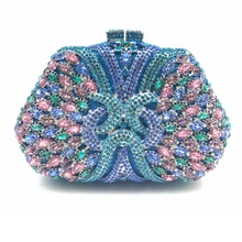 XIYUAN бренд выдалбливают Алмаз женские вечерние сумки клатч модная Свадебная вечеринка банкет роскошные сумки женские клатчи