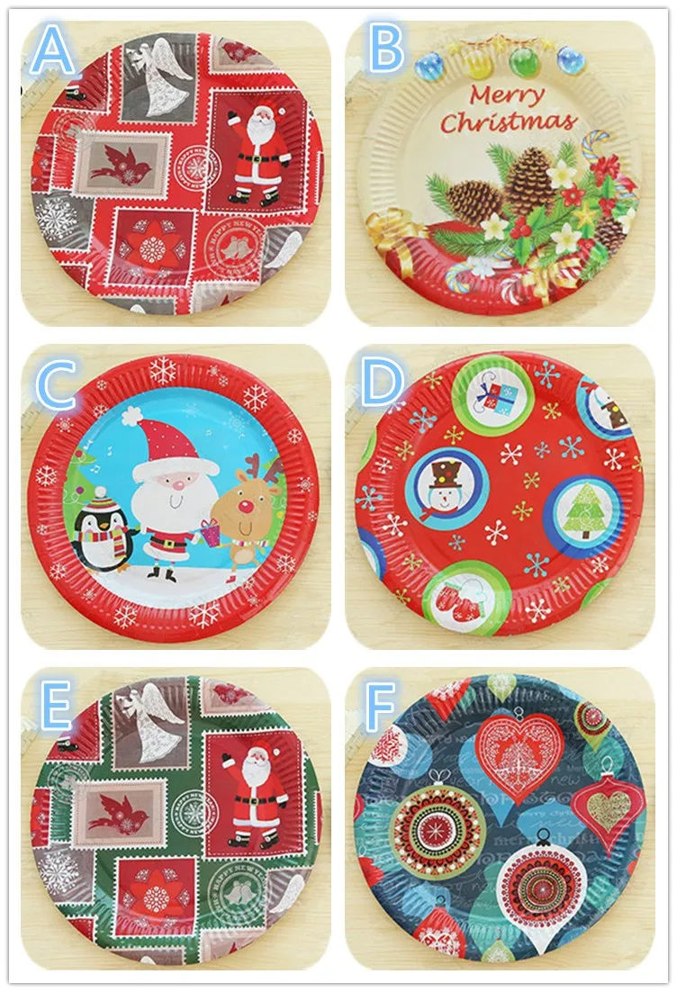 Christmas Paper Plate Color